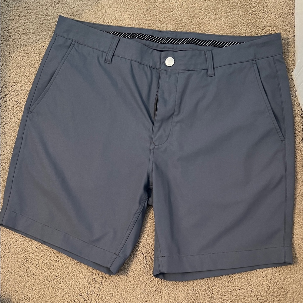 Bonobos Golf Gray Flat Front Men Shorts